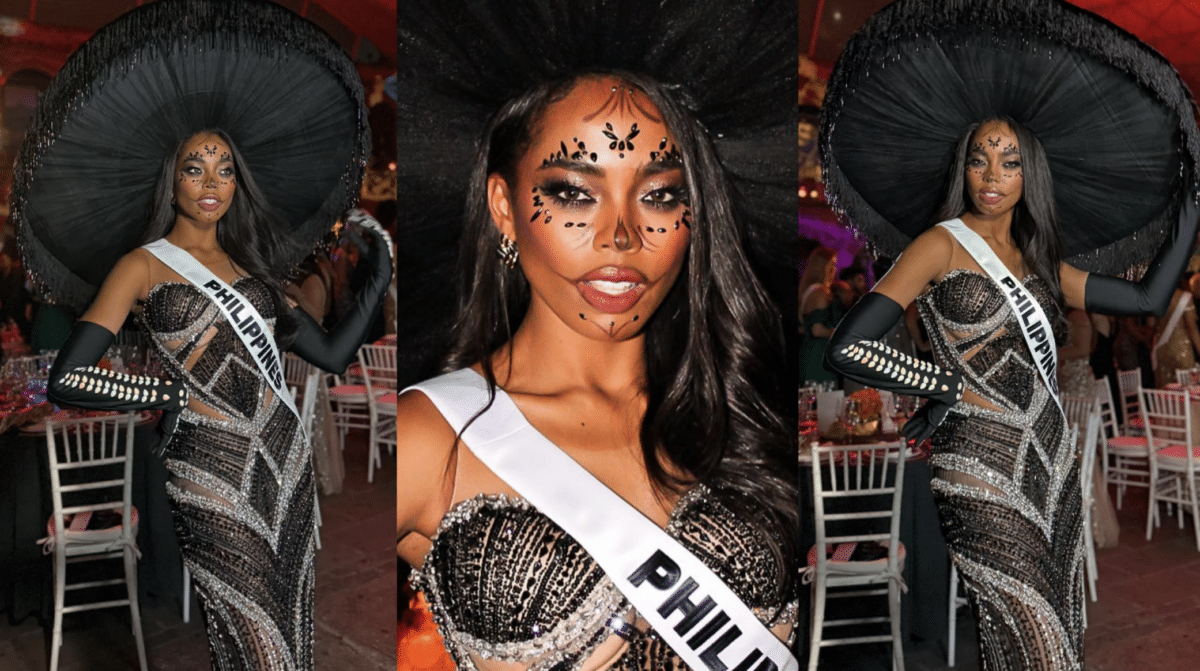 Chelsea Manalo is a vision in black at the 'Gala de las Catrinas'